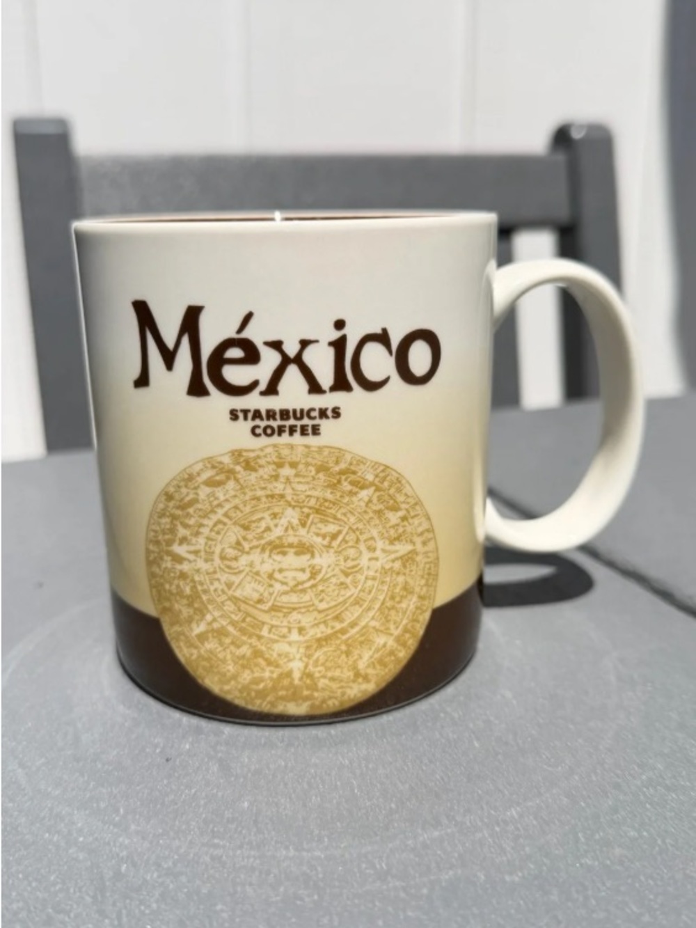 Starbucks México Coffee Tea Mug 16 oz — Cream & Brown